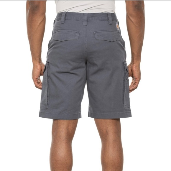 Carhartt Sz 40 Rugged Flex® Relaxed Fit Canvas Cargo Shorts Mens Gray - Picture 2 of 12